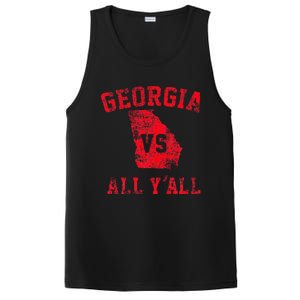 Georgia Vs All Yall For YAll Funny Georgia PosiCharge Competitor Tank