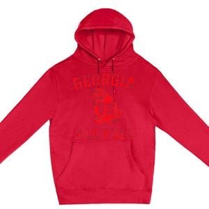 Georgia Vs All Yall For YAll Funny Georgia Premium Pullover Hoodie