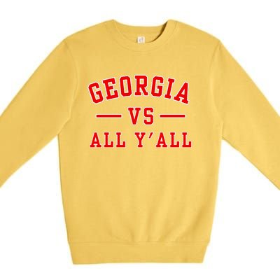 Georgia Vs All YAll Premium Crewneck Sweatshirt