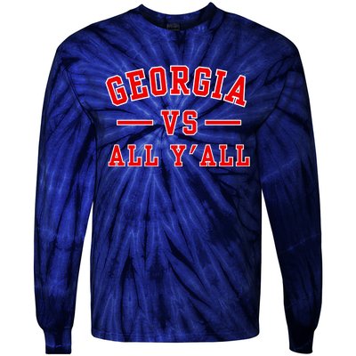 Georgia Vs All YAll Tie-Dye Long Sleeve Shirt