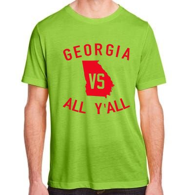 Georgia Vs All YAll Funny Georgia Adult ChromaSoft Performance T-Shirt