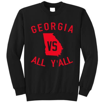 Georgia Vs All YAll Funny Georgia Sweatshirt