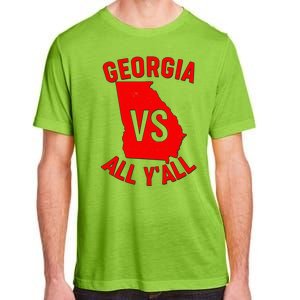 Georgia VS All Yall Football Fan Adult ChromaSoft Performance T-Shirt