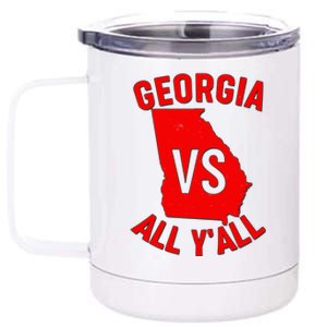 Georgia VS All Yall Football Fan 12 oz Stainless Steel Tumbler Cup