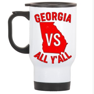 Georgia VS All Yall Football Fan Stainless Steel Travel Mug