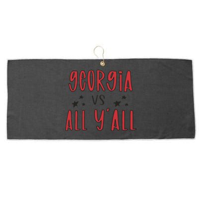 Georgia Vs All Y'all Large Microfiber Waffle Golf Towel