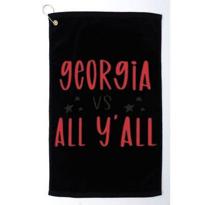 Georgia Vs All Y'all Platinum Collection Golf Towel