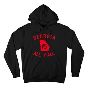 Georgia Vs All YAll Funny Georgia Hoodie