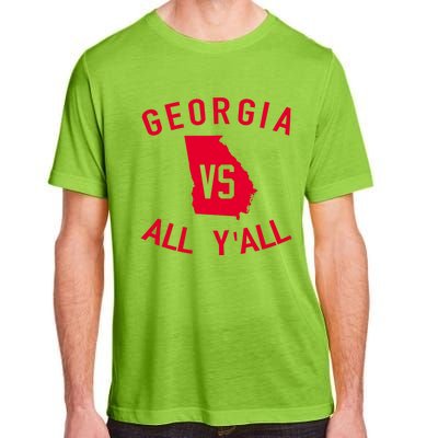 Georgia Vs All Y'all Funny Georgia Adult ChromaSoft Performance T-Shirt