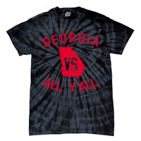 Georgia Vs All Y'all Funny Georgia Tie-Dye T-Shirt