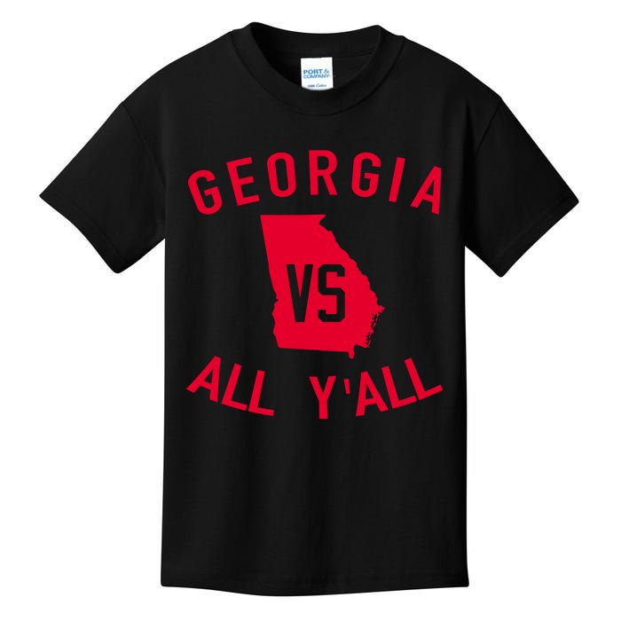 Georgia Vs All Y'all Funny Georgia Kids T-Shirt