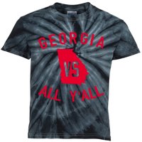 Georgia Vs All Y'all Funny Georgia Kids Tie-Dye T-Shirt