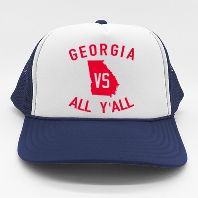 Georgia Vs All Y'all Funny Georgia Trucker Hat