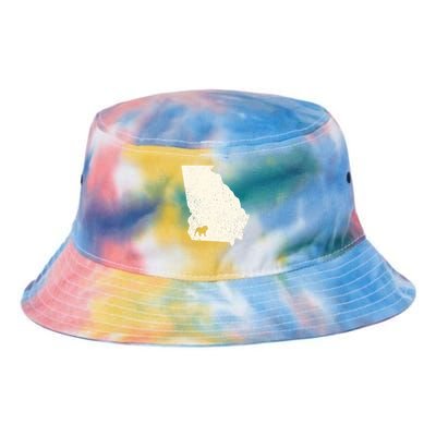 Georgia Vs All Yall Retro Vintage Tie Dye Newport Bucket Hat