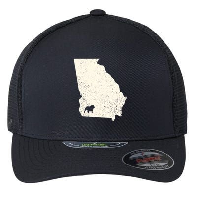 Georgia Vs All Yall Retro Vintage Flexfit Unipanel Trucker Cap