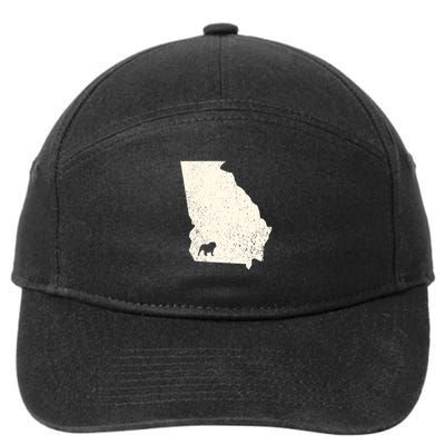 Georgia Vs All Yall Retro Vintage 7-Panel Snapback Hat