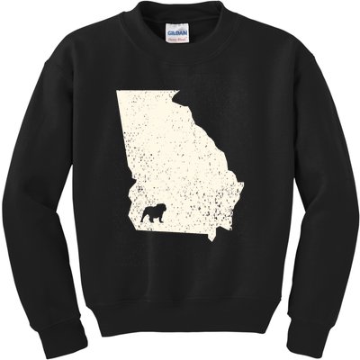 Georgia Vs All Yall Retro Vintage Kids Sweatshirt