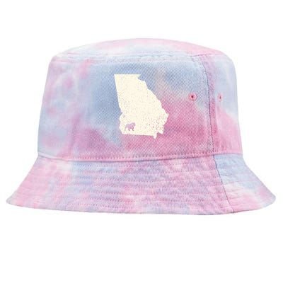 Georgia Vs All Yall Retro Vintage Tie-Dyed Bucket Hat