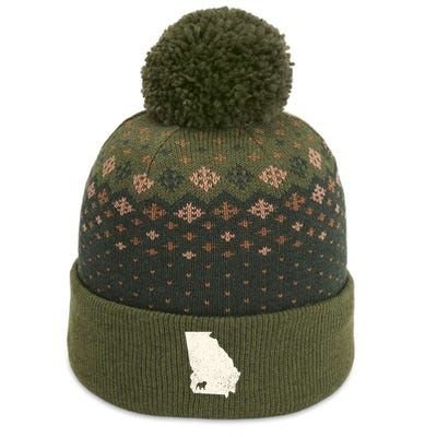 Georgia Vs All Yall Retro Vintage The Baniff Cuffed Pom Beanie