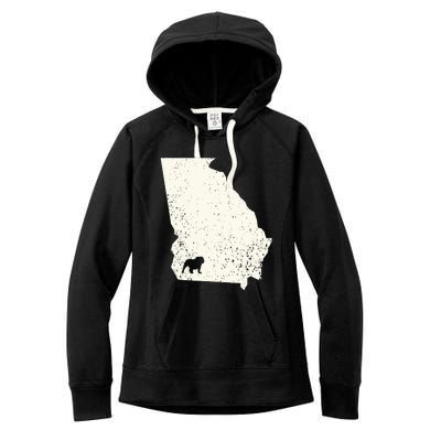 Georgia Vs All Yall Retro Vintage Women's Fleece Hoodie