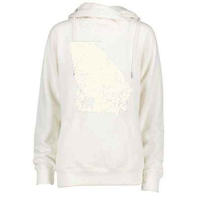 Georgia Vs All Yall Retro Vintage Womens Funnel Neck Pullover Hood