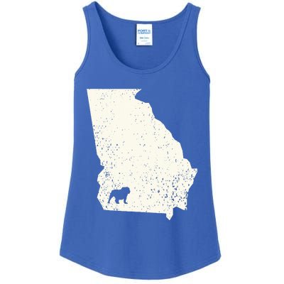 Georgia Vs All Yall Retro Vintage Ladies Essential Tank