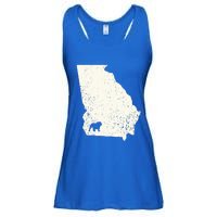 Georgia Vs All Yall Retro Vintage Ladies Essential Flowy Tank