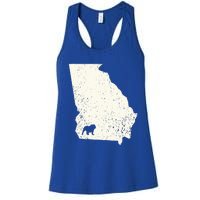 Georgia Vs All Yall Retro Vintage Women's Racerback Tank