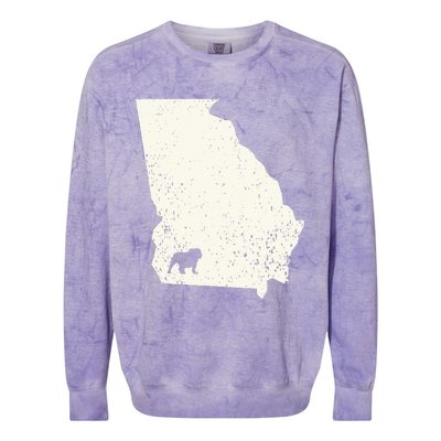 Georgia vs All Yall Retro Vintage Colorblast Crewneck Sweatshirt