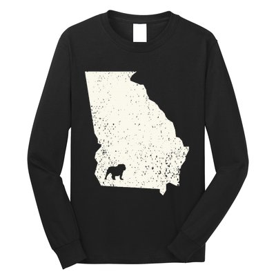 Georgia vs All Yall Retro Vintage Long Sleeve Shirt