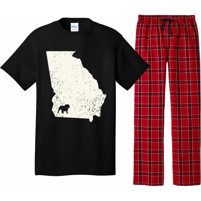 Georgia vs All Yall Retro Vintage Pajama Set