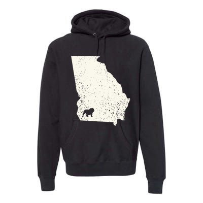 Georgia vs All Yall Retro Vintage Premium Hoodie