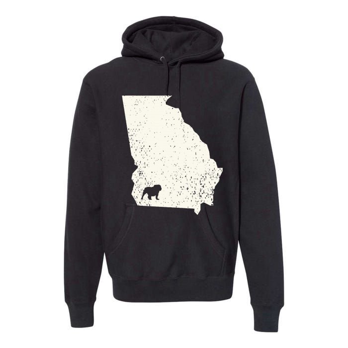 Georgia vs All Yall Retro Vintage Premium Hoodie