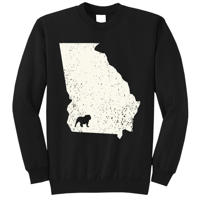 Georgia vs All Yall Retro Vintage Tall Sweatshirt