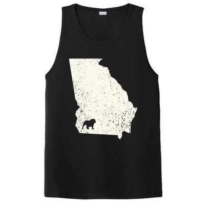 Georgia vs All Yall Retro Vintage PosiCharge Competitor Tank