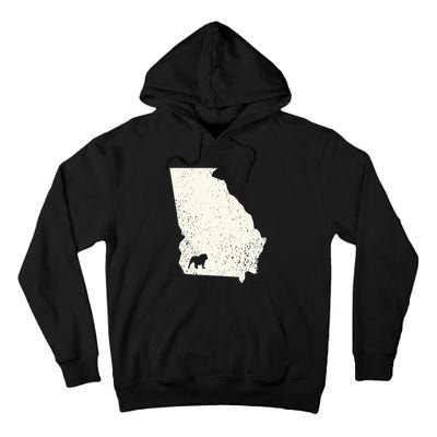 Georgia vs All Yall Retro Vintage Tall Hoodie