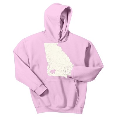 Georgia vs All Yall Retro Vintage Kids Hoodie