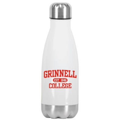 Grinnell Vintage Arch College Stainless Steel Insulated Water Bottle