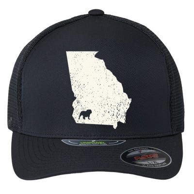 Georgia vs All Yall Retro Vintage Flexfit Unipanel Trucker Cap