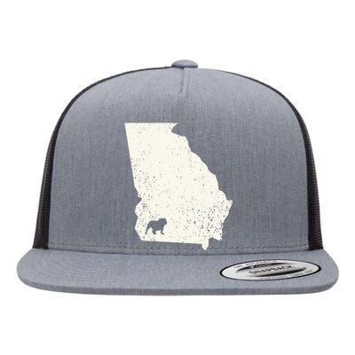 Georgia vs All Yall Retro Vintage Flat Bill Trucker Hat