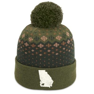 Georgia vs All Yall Retro Vintage The Baniff Cuffed Pom Beanie