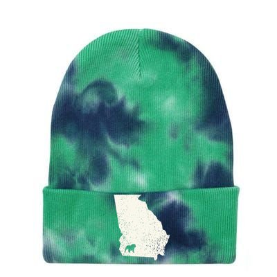 Georgia vs All Yall Retro Vintage Tie Dye 12in Knit Beanie