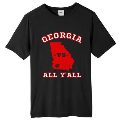 Georgia Vs All Yall Retro Vintage Tall Fusion ChromaSoft Performance T-Shirt