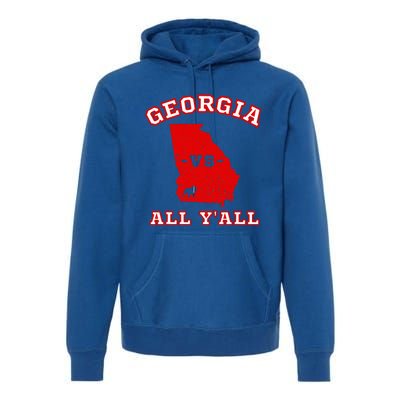 Georgia Vs All Yall Retro Vintage Premium Hoodie