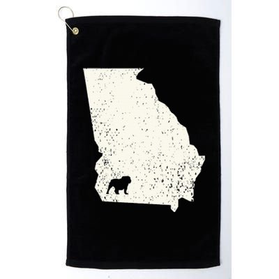 Georgia vs All Yall Retro Vintage Platinum Collection Golf Towel