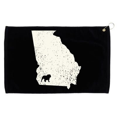 Georgia vs All Yall Retro Vintage Grommeted Golf Towel