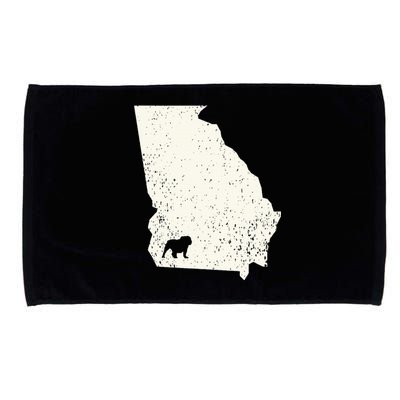 Georgia vs All Yall Retro Vintage Microfiber Hand Towel