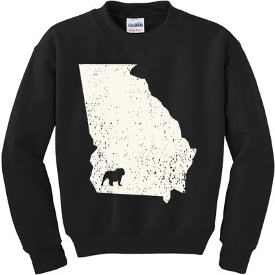 Georgia vs All Yall Retro Vintage Kids Sweatshirt