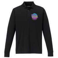 Gay Vibes And Lesbian Wives Lgbt Lgbtq Pride Month Performance Long Sleeve Polo