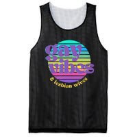 Gay Vibes And Lesbian Wives Lgbt Lgbtq Pride Month Mesh Reversible Basketball Jersey Tank